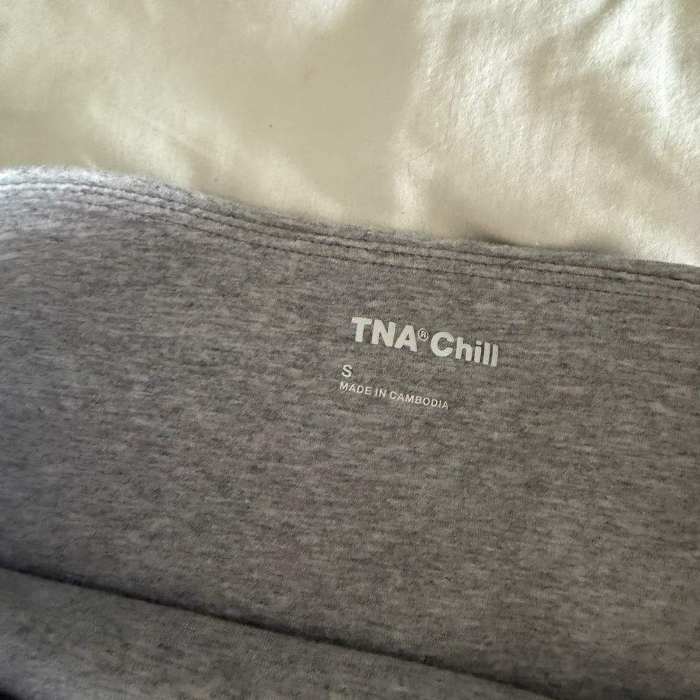 TNA Chill Heather Gray Tube Top - Picture 3 of 3